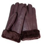 Guantes de cuero con forro de borrego para mujer BOLEX-STOCK Canada 