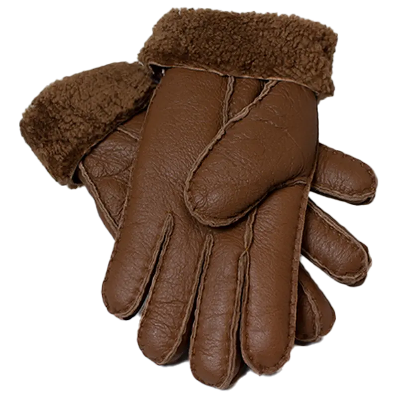 Guantes de cuero con forro de borrego para mujer BOLEX-STOCK Canada 