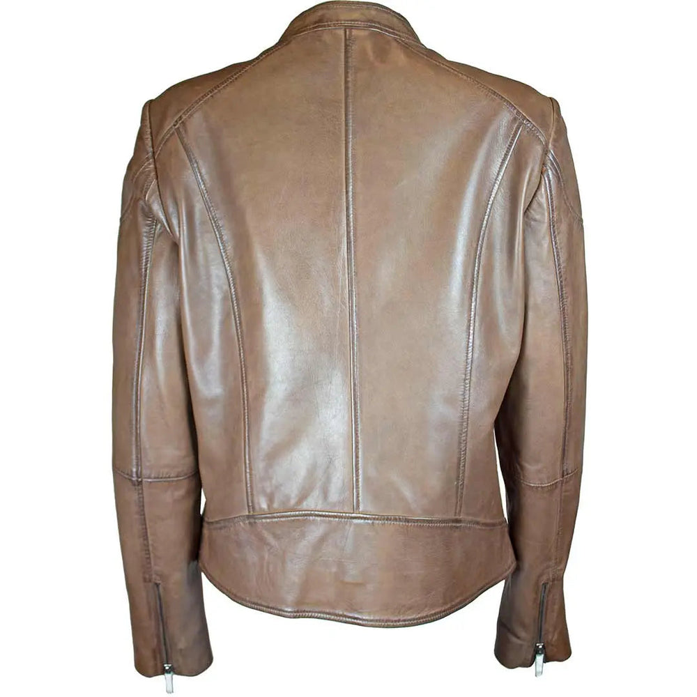 Chaqueta de cuero vintage para mujer BOL de TexasEX-STOCK Canada 