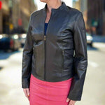 Chaqueta de cuero vintage para mujer BOL de TexasEX-STOCK Canada 