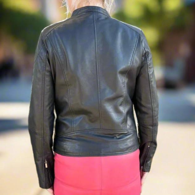 Chaqueta de cuero vintage para mujer BOL de TexasEX-STOCK Canada 