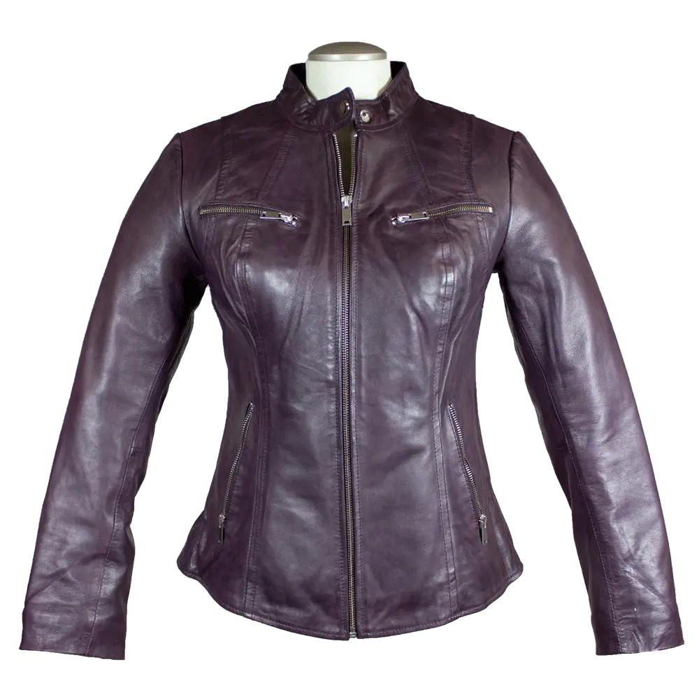 Chaqueta de cuero para mujer BOL con bolsillo y cremalleraEX-STOCK Canada 