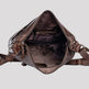 Greenwood Leather Shoulder Bag with 2 Zip Pockets 