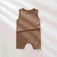Baby Summer Modal Thin Sleeveless Tank Top Romper - EX-STOCK Canada