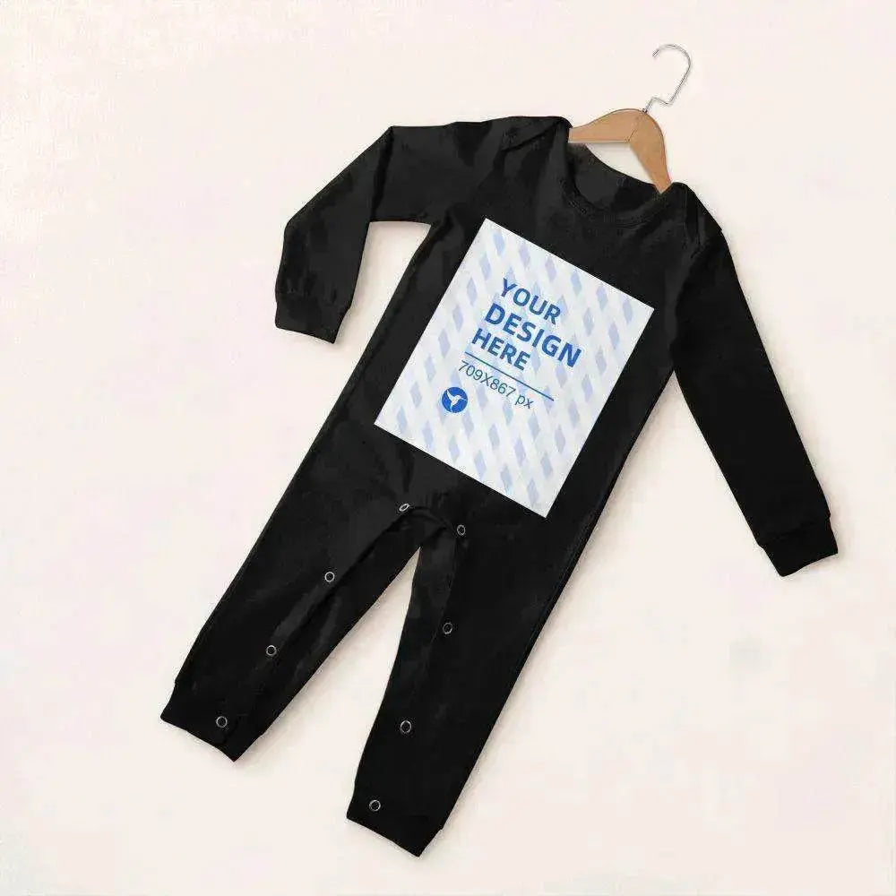 Baby's Comfortable Cotton Long Sleeve One Piece Personalized Wear - EX-STOCK Canada