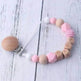 Baby's Wood Silicone Beads Pacifier Clip - EX-STOCK Canada