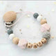 Baby's Wood Silicone Beads Pacifier Clip - EX-STOCK Canada