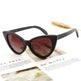 Bamboo Wood Glasses Fashion Ladies Cat Eye Polarized Sunglasses - EX-STOCK Canada