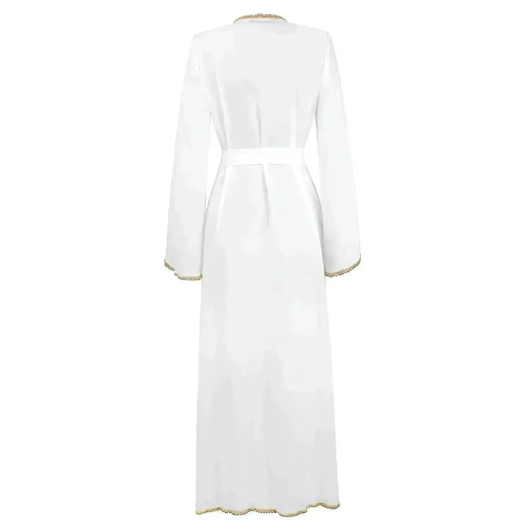 Bandage cardigan robe Arab dress - EX-STOCK Canada