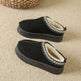 Baotou Plush Half Slippers Home Snow Boots Women's Fleece Warm Thick Bottom Cotton Shoes Ankle Flats EX-STOCK Canada 