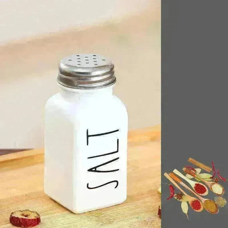 Barbecue Sprinkler Bottle Salt And Pepper Shaker Seasoning Bottle Square Glass Bottle - EX-STOCK CANADA