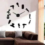Barber Shop Hair Tools Oversized DIY Wall Clock - EX-STOCK Canada