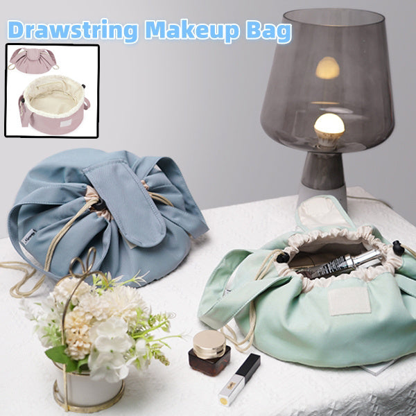 Barrel Drawstring Makeup Bag Large Capacity Women's Cosmetic Bag Toiletries Organizer Pouch Lady Travel Storage Case EX-STOCK Canada 