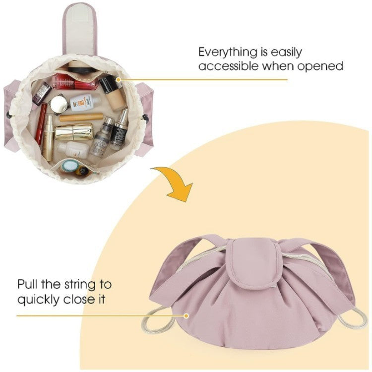 Barrel Drawstring Makeup Bag Large Capacity Women's Cosmetic Bag Toiletries Organizer Pouch Lady Travel Storage Case EX-STOCK Canada 