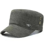 Baseball summer outdoor sunhat leisure flat military cap - EX-STOCK CANADA
