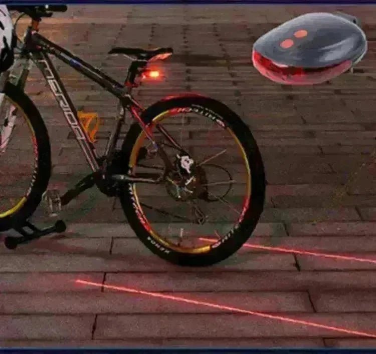Bicycle Tail Light (5LED+2Laser) - EX-STOCK CANADA