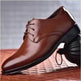 Chaussures noires à bout pointu pour hommes - EX-STOCK Canada