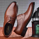 Chaussures noires à bout pointu pour hommes - EX-STOCK Canada