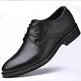 Chaussures noires à bout pointu pour hommes - EX-STOCK Canada