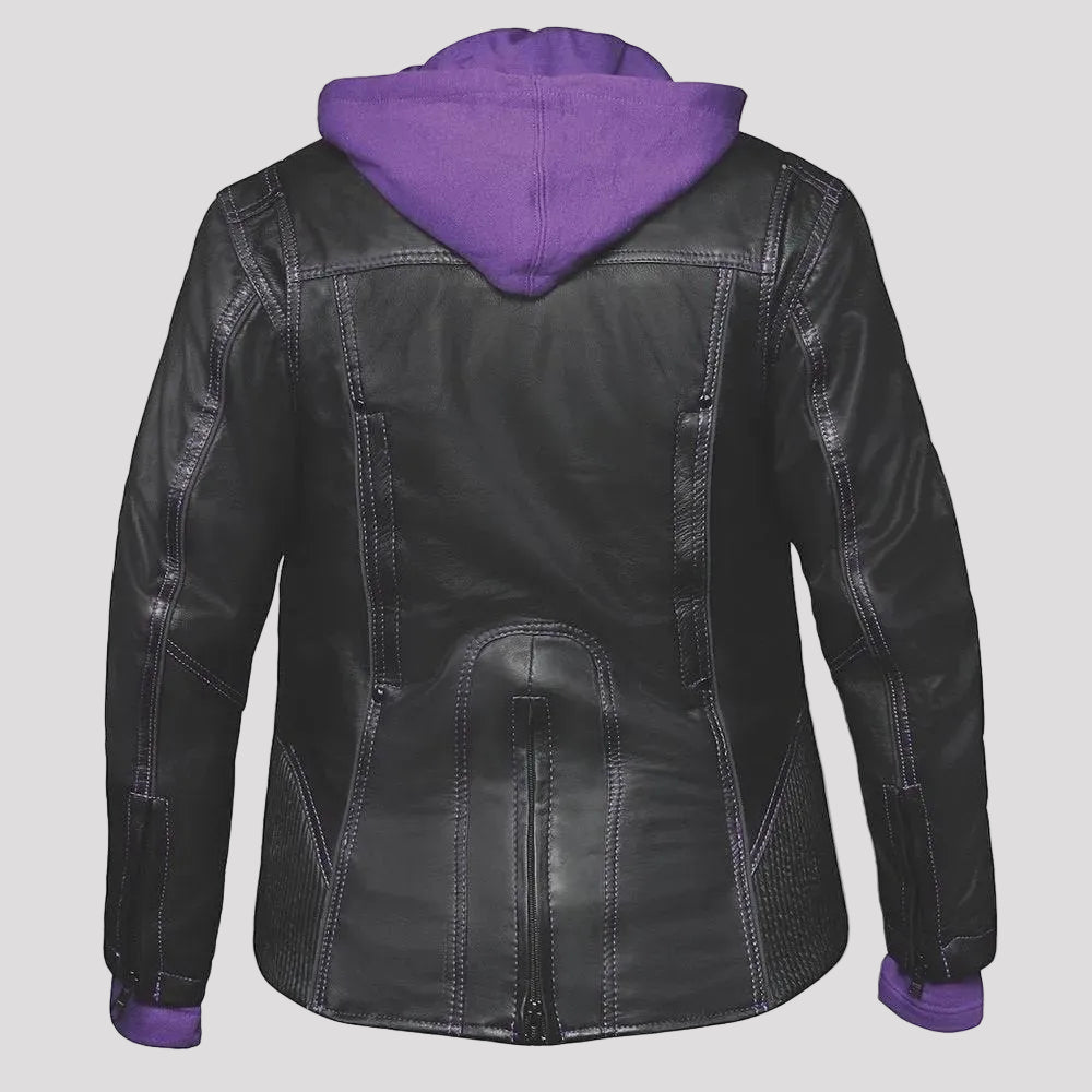Unik International Women's Hoodie Motorcycle Jacket 