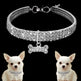 Bling Rhinestone Dog Collar Crystal Puppy Chihuahua Pet Dog Collars Leash For Small Medium Dogs Cats EX-STOCK Canada 