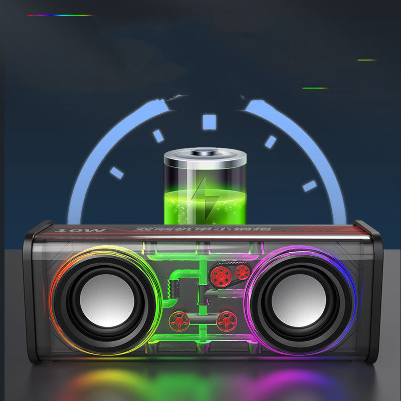 Bluetooth Speaker Transparent Mecha High Power EX-STOCK Canada 