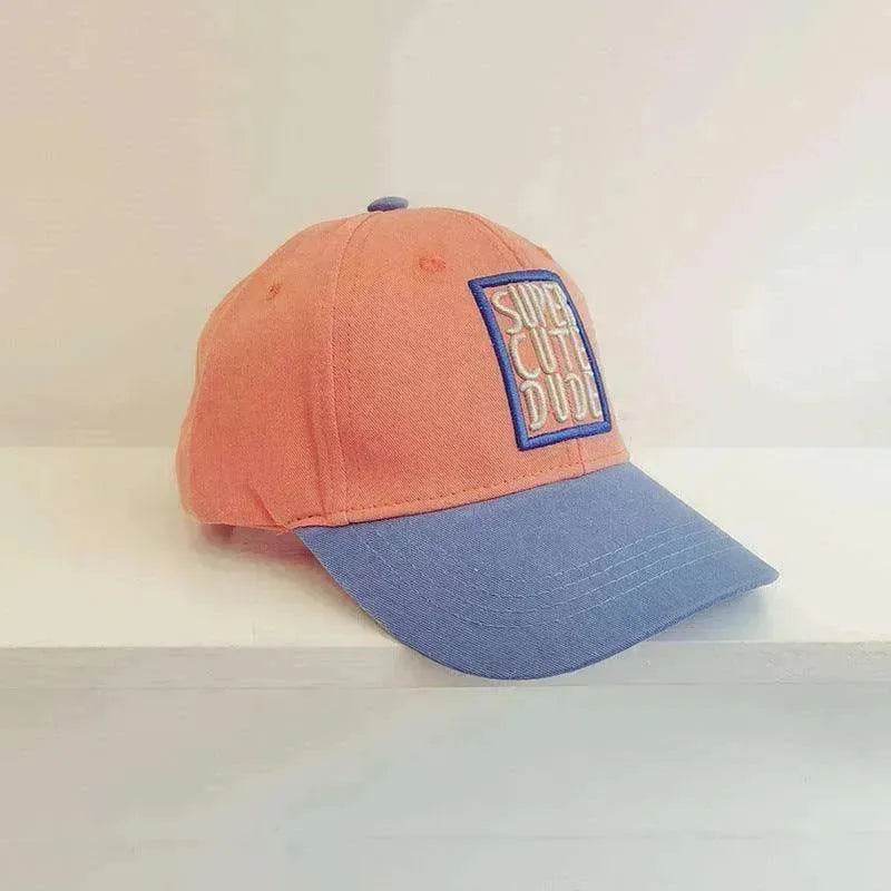 Boys And Girls Casual Color Matching Embroidery Caps - EX-STOCK Canada