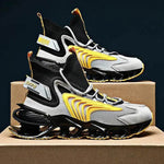 Breathable Fly Woven Mesh High-top Thick-soled Old Shoes Casual Sports Socks Running Shoes - EX-STOCK Canada