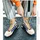 Breathable Fly Woven Mesh High-top Thick-soled Old Shoes Casual Sports Socks Running Shoes - EX-STOCK Canada