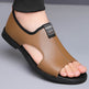 Breathable Men's Hole Shoes Casual Soft Bottom Delivery Rome Leather Sandals  EX-STOCK CANADA
