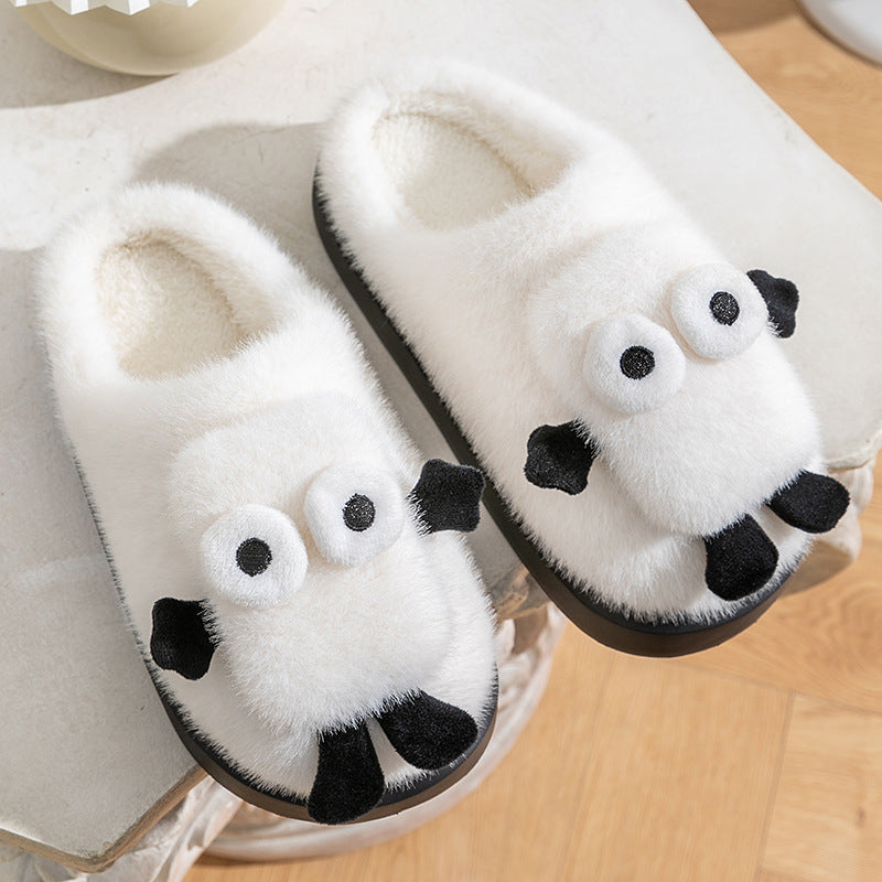 Briquette Couple Household Thermal Cotton Slippers EX-STOCK Canada 