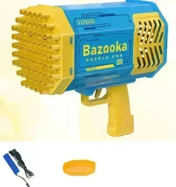 Bubble Gun Rocket 69 Holes Soap Blower With Light - EX-STOCK CANADA