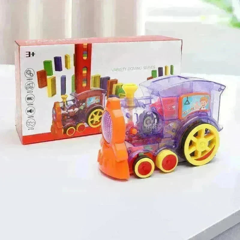 Building Blocks Train Toy Baby Car Puzzle Automatic Release - EX-STOCK CANADA