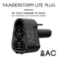 شاحن CCS1 إلى سيارة NACS | تيار متردد | فقط لشاحن Ford Pro وشاحن GM Powershift | قابس Thunderstorm Lite 