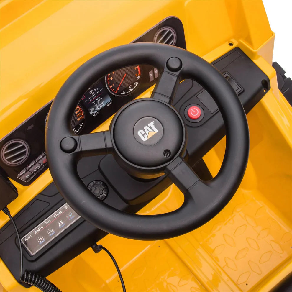 12V CAT Electric Dump Truck Kids Ride On 