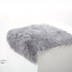 Shorn Silver Icelandic Sheepskin Chair Pad 