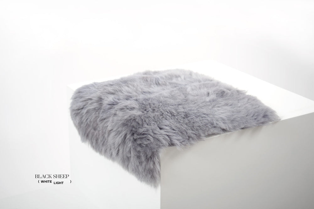 Shorn Silver Icelandic Sheepskin Chair Pad 