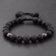 CZ Zircon Pave Lava Weaving Bracelet Men Beads - EX-STOCK Canada