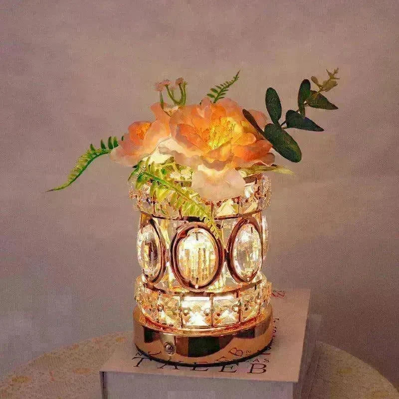 Camellia Crystal Decorative Lamp USB Charging - EX-STOCK CANADA