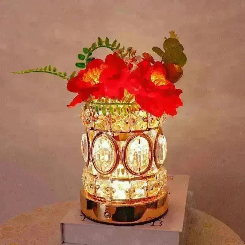 Camellia Crystal Decorative Lamp USB Charging - EX-STOCK CANADA