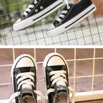 Canvas shoes non-slip casual shoes student parent-child shoes new baby shoes white shoes - EX-STOCK Canada