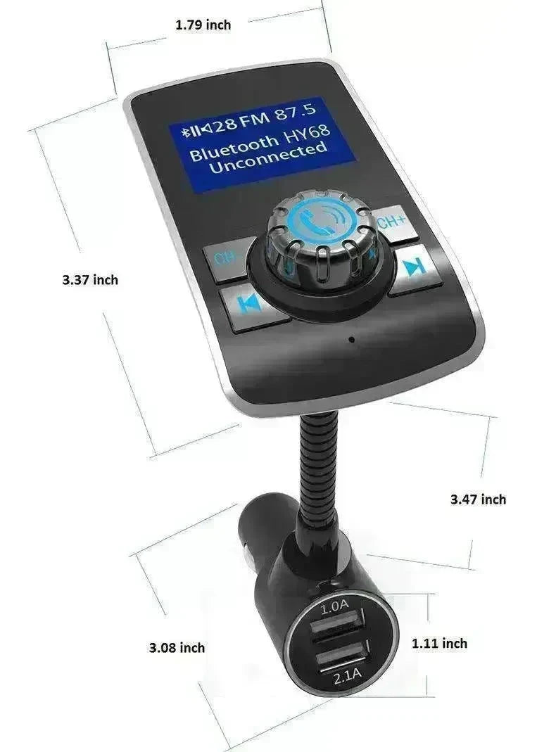 Car Bluetooth Mp3 Car FM Transmitter Car Bluetooth Mp3 Player Card - EX-STOCK CANADA