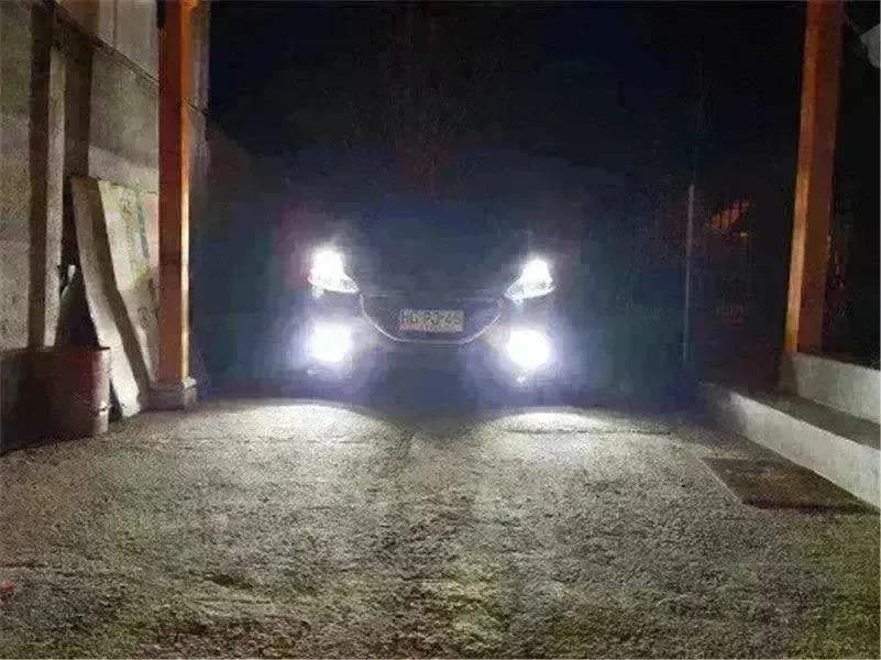 Car Lights Styling High Power 6000K White LED Fog Bulbs H10 Socket - EX-STOCK CANADA