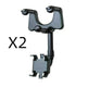 Car Rearview Mirror Phone Holder: Rotatable, Retractable, 360°, All Phones & Cars - EX-STOCK CANADA