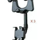 Car Rearview Mirror Phone Holder: Rotatable, Retractable, 360°, All Phones & Cars - EX-STOCK CANADA