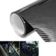 Car Styling Glossy Black 5D Carbon Fiber Vinyl film Car Wrap - EX-STOCK CANADA