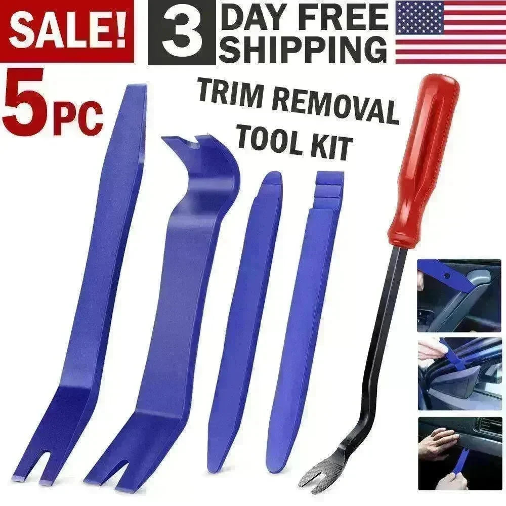 Car Trim Removal Tool Kit Set for Door Panel Fastener Dashboard - EX-STOCK CANADA