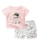 Cartoon Clothing Baby Boy Summer Clothes T-shirt Baby Girl Casual Clothing Sets - EX-STOCK Canada