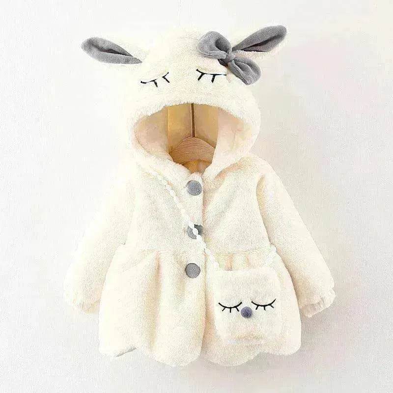 Cartoon Coat Hooded Baby Girl Toddler Fur - EX-STOCK Canada