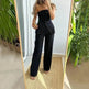 Casual Fashion Tailored Suit Button Graceful Tube Top Suit Pants - EX-STOCK Canada